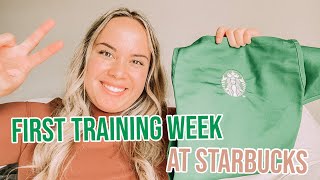 training week at starbucks!