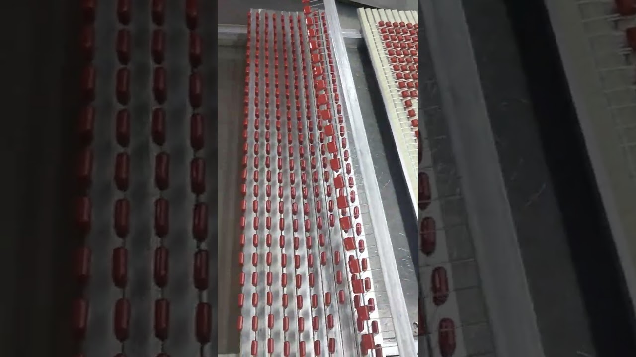 WEET WFJ CBB21X 5mm Mini Metallized Polypropylene Film Capacitor Checking Marking and OutlineProcess