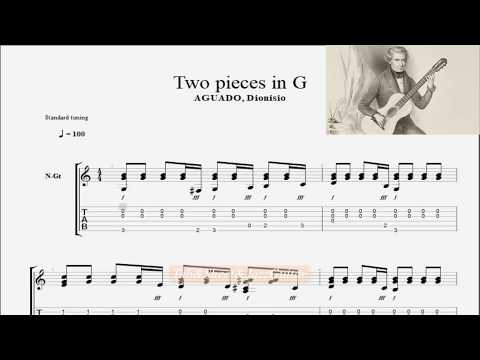 aguado two pieces