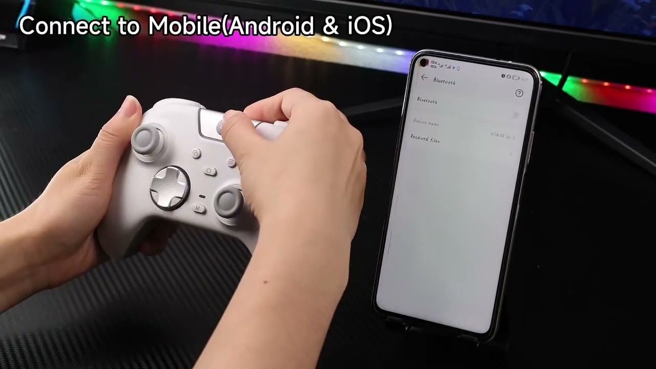 EasySMX X05 Pro Gamepad RGB Game Controller Compatible with