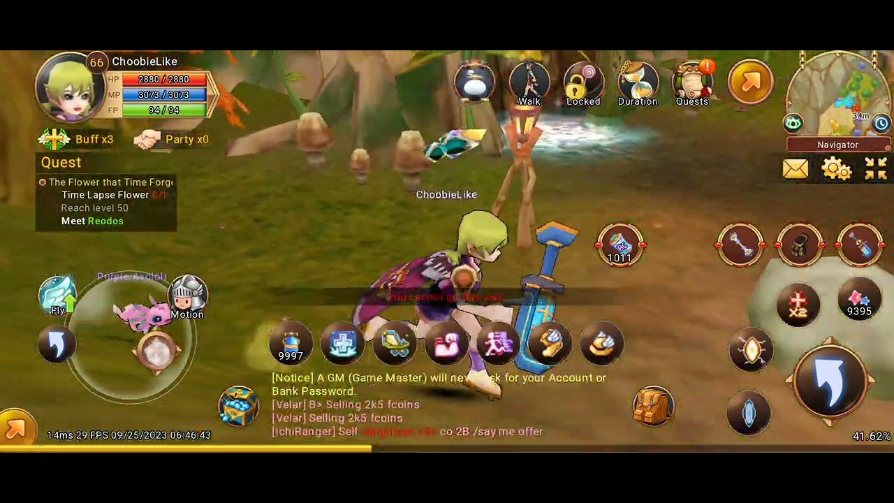 50 The Flower that Time Forgot《Flyff Universe》PK Event Server