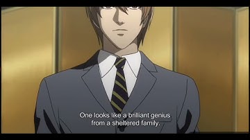 Light meets L first time|Death note|