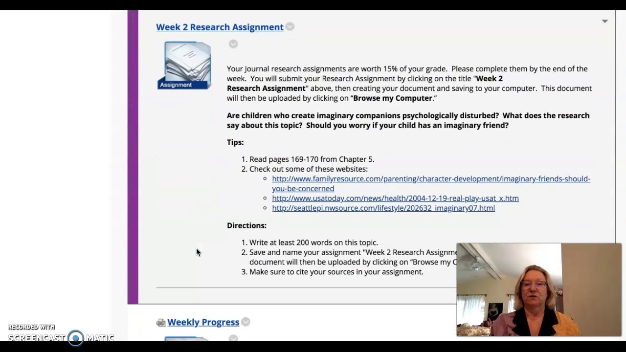 Week 2 DEP2004 Overview Dr. Wellman YouTube