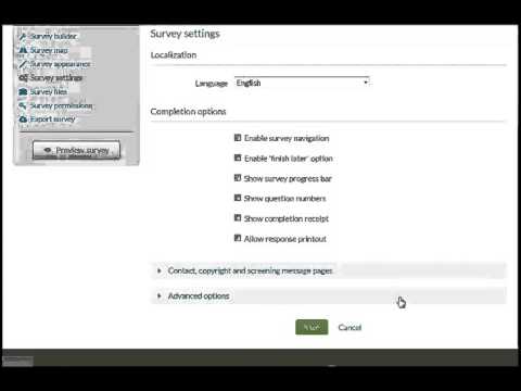 Show survey progress bar
