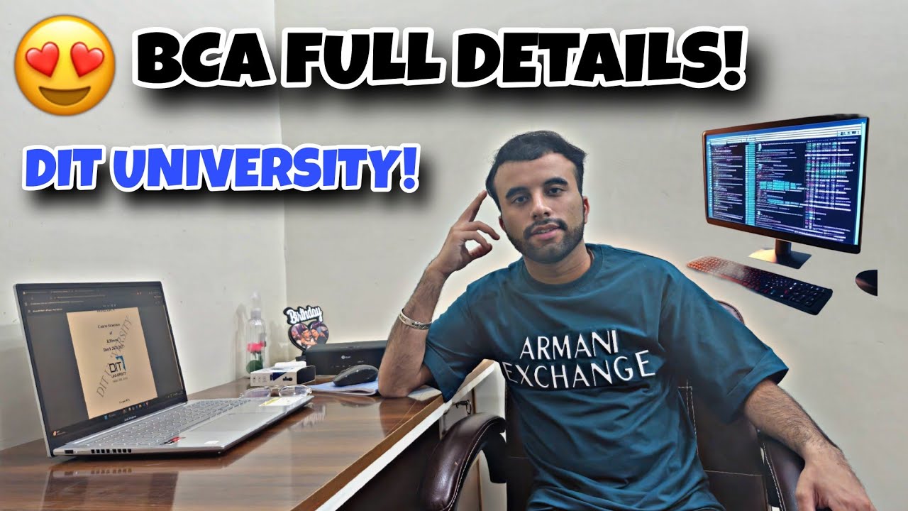 "BCA🖥️ at DIT University – Full Details, Fees, Placements & Subjects!" || 