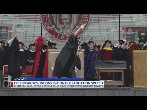 Ohio State speaker says he took psychedelic drugs to write Bitcoin commencement speech