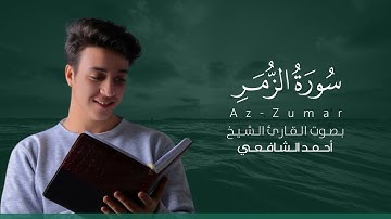 سورة الزمر كاملة القارئ أحمد الشافعي | Surat Az-Zumar