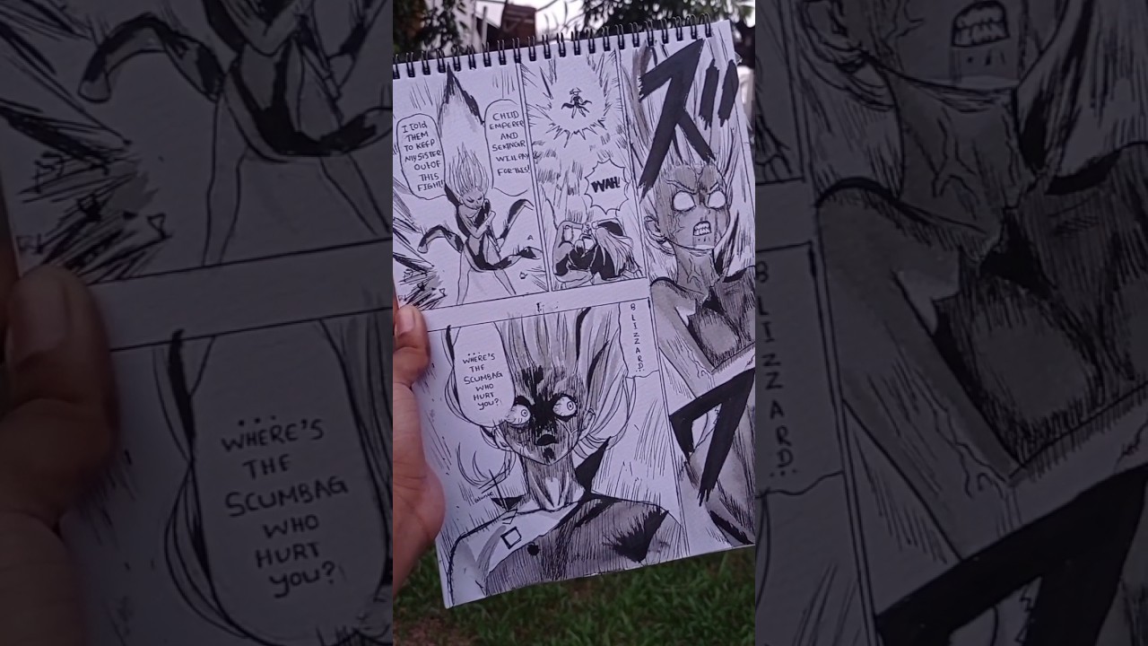 drawing manga panels untill I get famous ✨❤️ day 12 ❤️ 