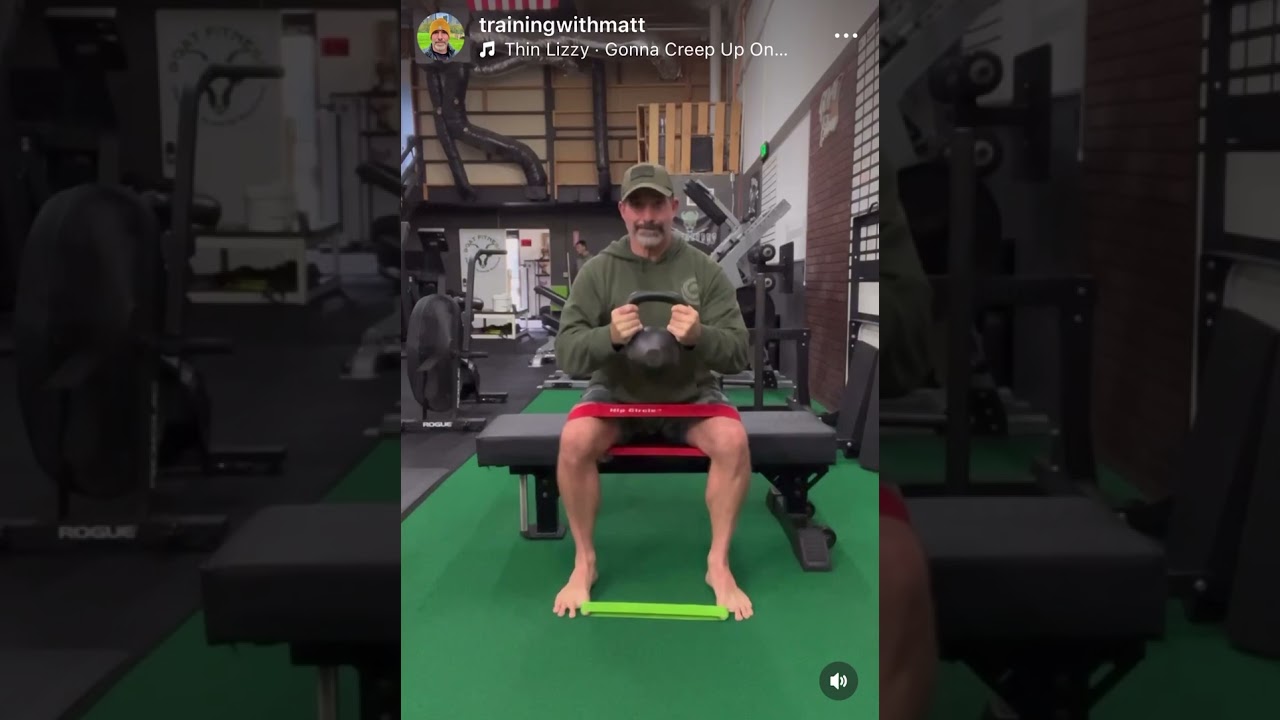 The Stability Squat - Variation 1 | The Goblet Box Squat