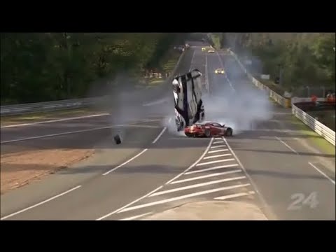 Biggest Crashes of the 24 Hours of Le Mans each year 2010 - 2019