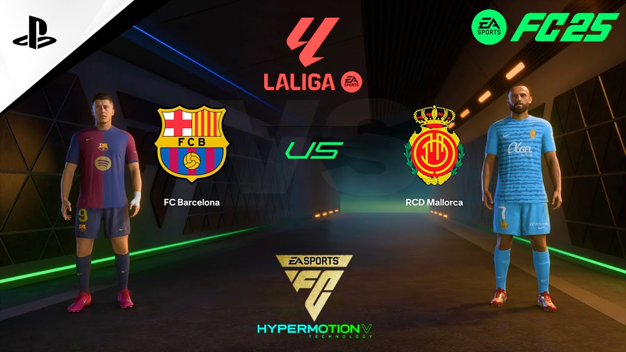 FC 25 PS4 - FC Barcelona vs RCD Mallorca | LaLiga EA SPORTS 24/25 - YouTube
