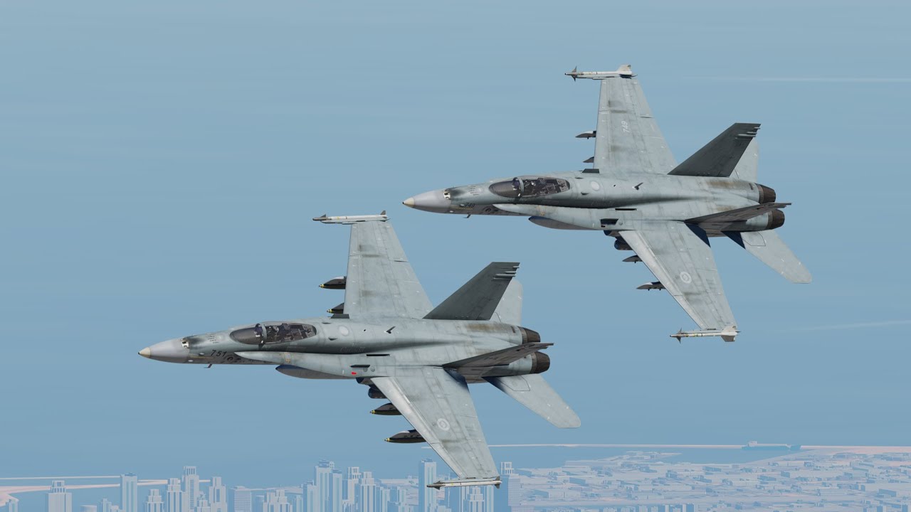 DCS - CF188 Hornet Demo Practice for Remembrance Day