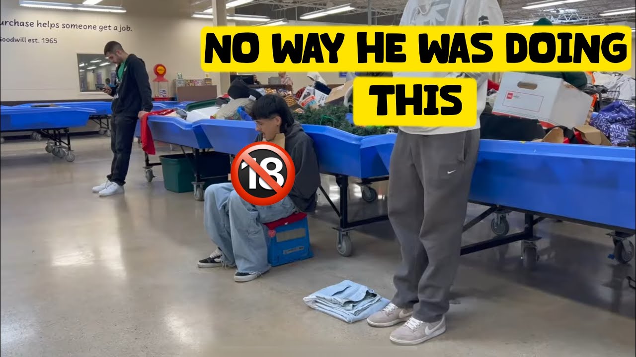 МЫ ПОЙМАЛИ ЕГО У МУСОРНЫХ КОНТЕЙНЕРОВ GOODWILL!!