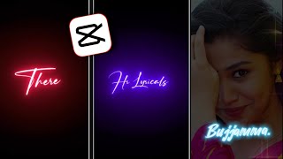 Capcut video editing telugu | Glow Lyric video editing | capcut | lyrics Editing screenshot 5