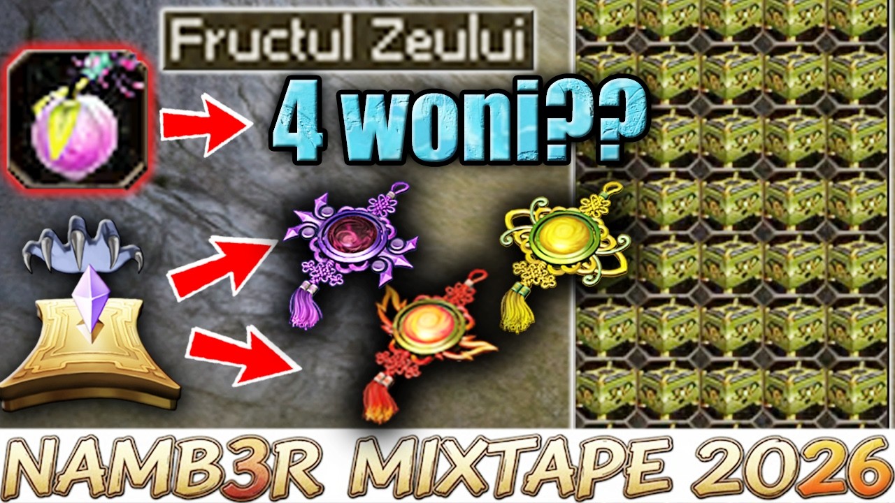 Noroc la Bonusuri in Talismane?? ✅ 4 Woni Un Frunct Zeu?? 😱 NAMB3R MIXTAPE 2026 ep.4  Metin2.ro