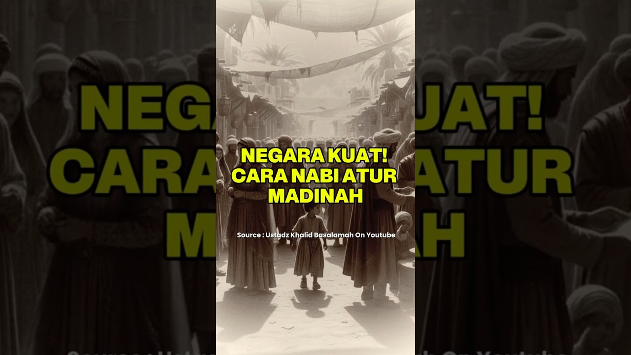 Negara Kuat! Cara Nabi Atur Madinah - Ustadz Khalid Basalamah