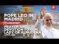 LIVE | Pope Leo XIV in Spain | Prayer before Our Lady of Almudena in Madrid | June 8, 2026