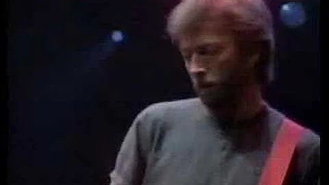 Eric Clapton Badge with Tim Renwick Live in Hartford Connecticut (1985)