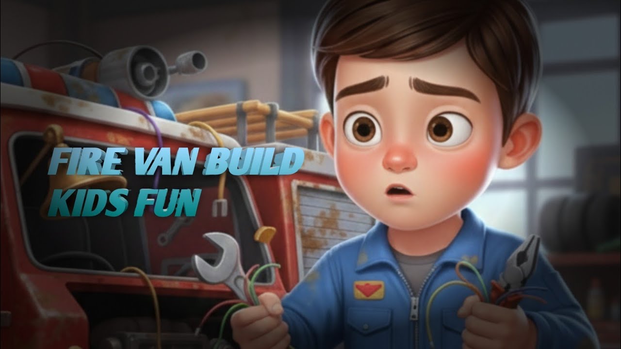 Fire Brigade Van Building Game Fun Rescue Gameplay for Kids