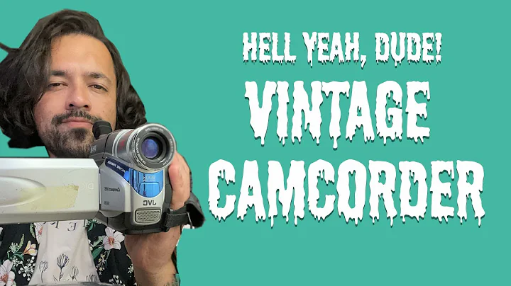My mom surprised me with a vintage camcorder from ...