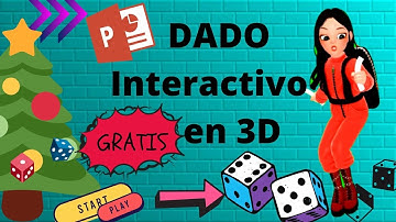 🔴 DADO INTERACTIVO en PowerPoint 🎲 🏓 Dado Interactivo en 3D  🚀Como hacer un dado en Power Point