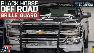 2014-2018 Silverado 1500 Black Horse Off Road Grille Guard - Stainless Steel Review & Install