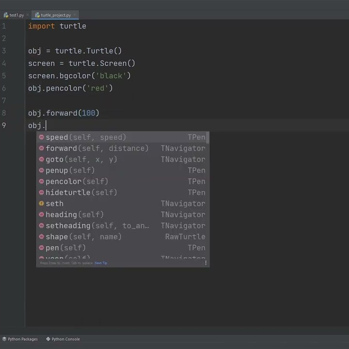 Cool things you can do with PYTHON | PYTHON | TURTLE - YouTube