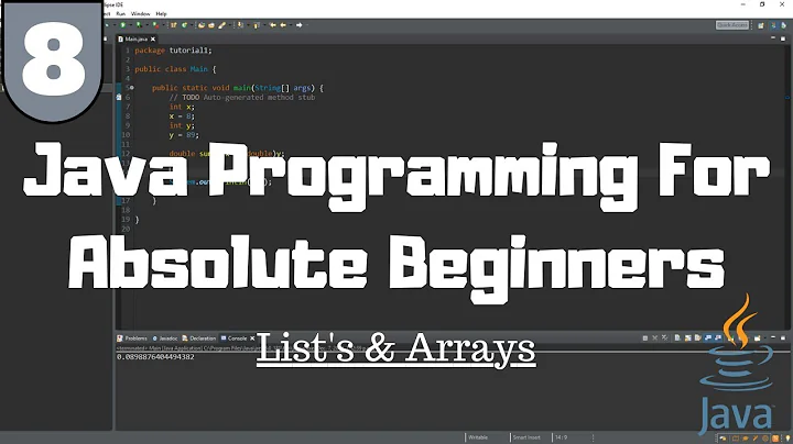 Java Tutorial for Beginners #8 - Arrays
