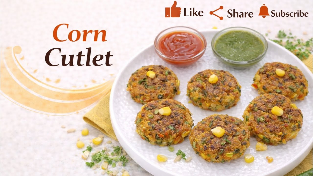 Crispy Corn Cutlet Recipe | Easy & Tasty Evening Snack | Corn Cutlet at Home
