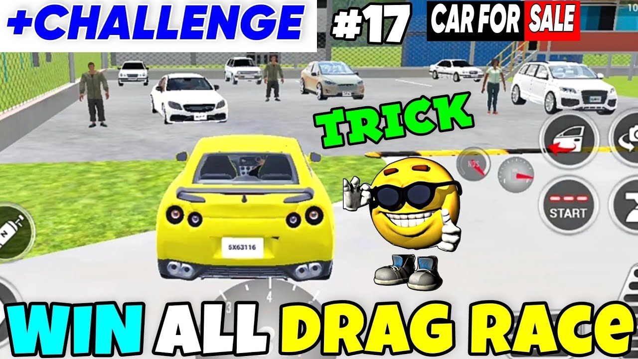 HOW TO WIN ALL DRAG RACE IN CAR FOR SALER SIMULATOR DEALERSHIP 🔥 | TECHNO GAMERZ