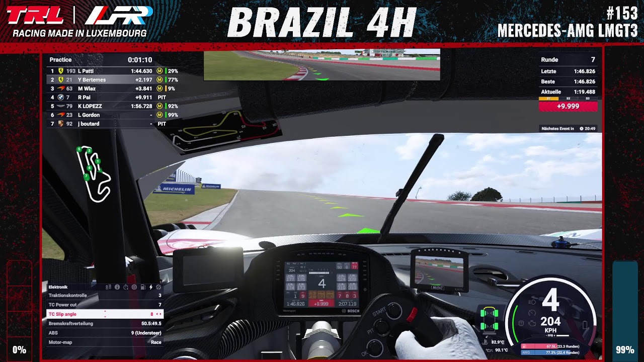 Le Mans Testing Stream Overlay