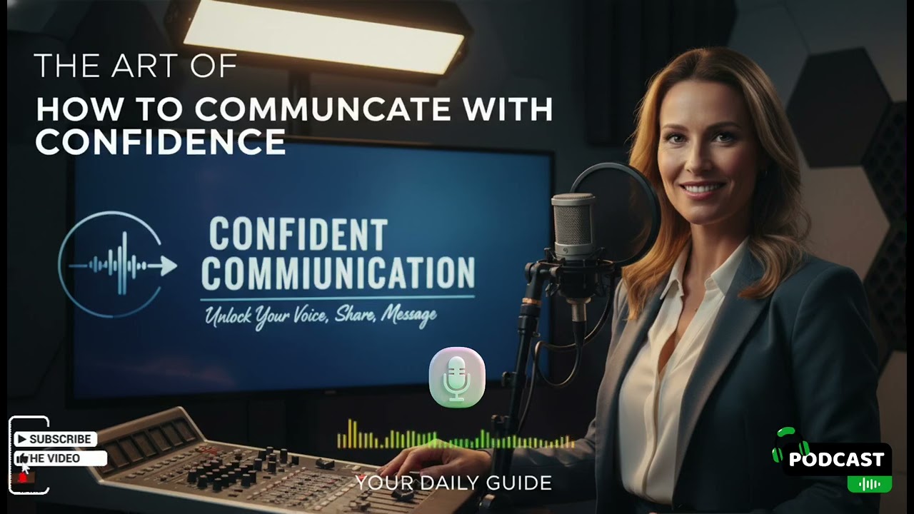 Improve you English speaking by listening to podcast “ How to communicate with confidence “ 
