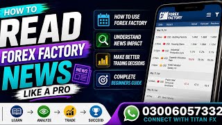 How to read news on Forex Factory like a Pro. Complete Beginners Guide. Urdu Hindi.
