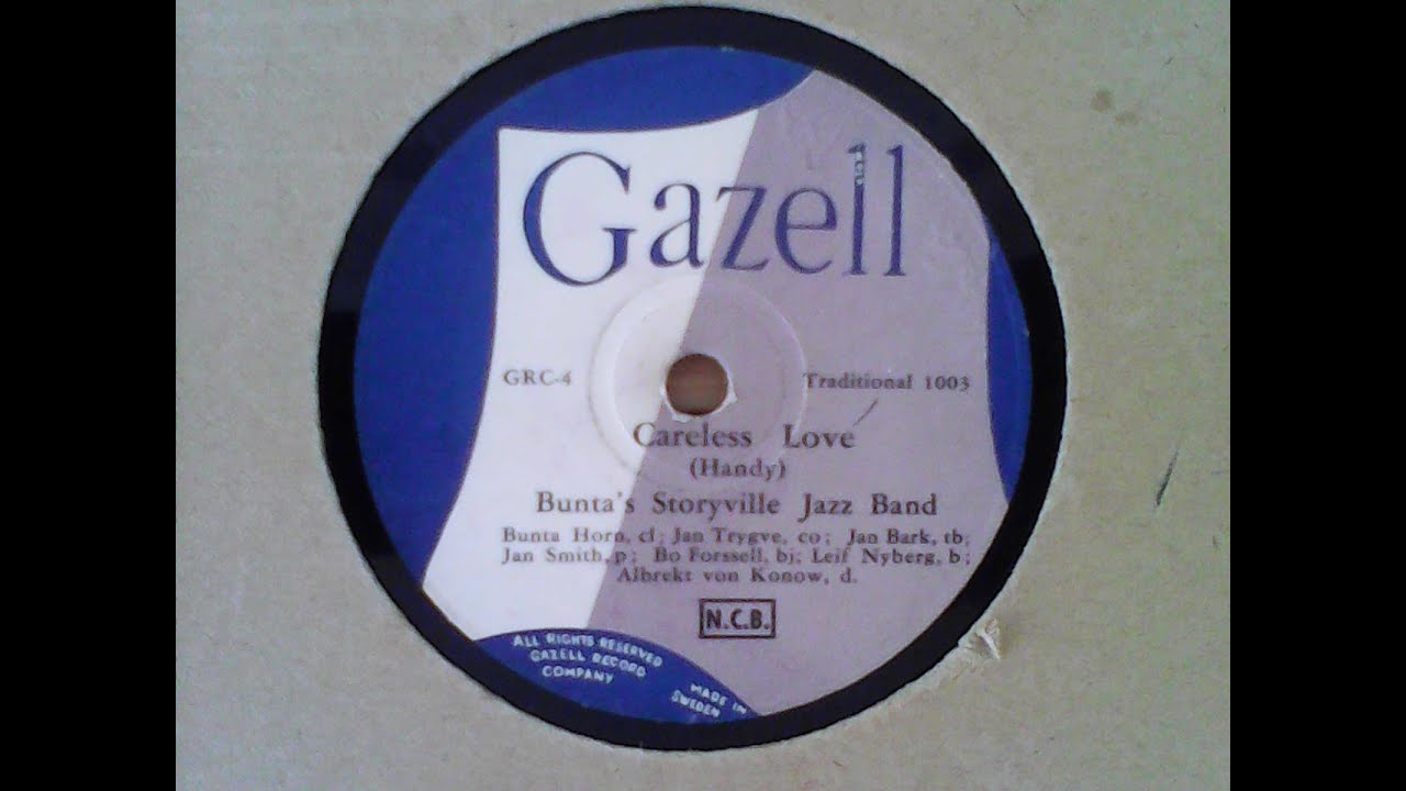 Careless Love Bunta’s Storyville Jazz Band YouTube