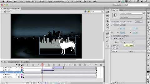 Adobe CS6 Design Web Workflow 2012 Animating and More with Flash Professional 04  Creating Motion Tw