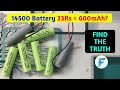 14500 Lithium Battery Real Capacity Test