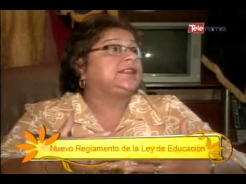 Nuevo reglamento de la ley de educación