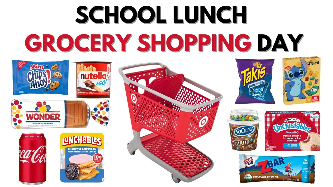 Это или то? Школьный обед. День похода за продуктами! 🍔🍎🧃