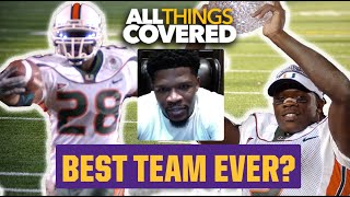 ANDRE JOHNSON INSISTS THE 2001 MIAMI HURRICANES ARE THE BEST COLLEGE FOOTBALL TEAM OF ALL TIME
