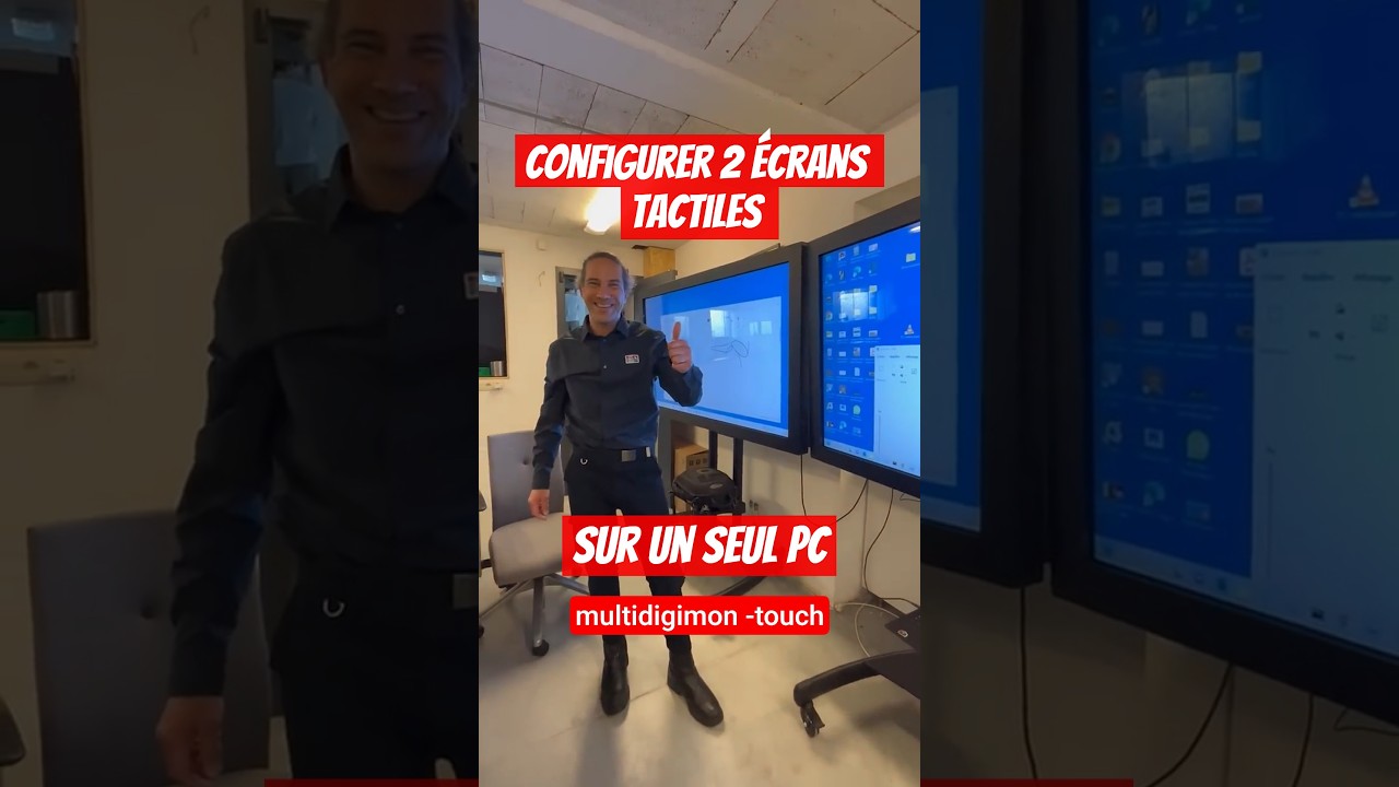 Configurer deux écrans tactiles sur un seul PC (Windows)