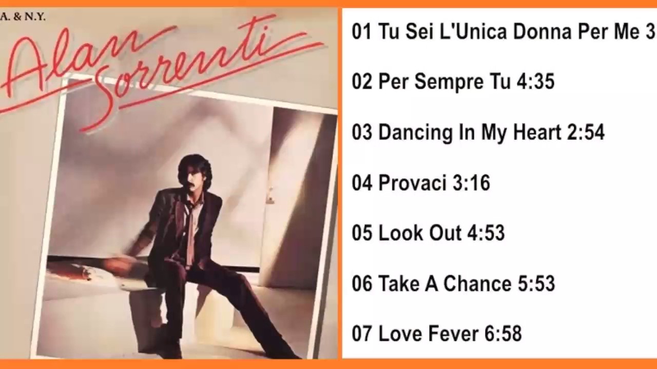 Take A Chance {1979} * Alan Sorrenti [L.A. & N.Y. - N.6] - YouTube