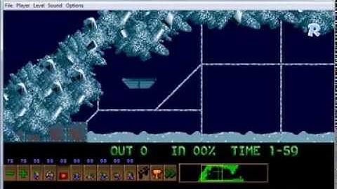Lemmini - Lemmings Custom Level - Precision Work