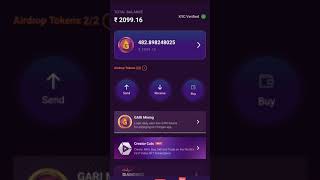 How to activate gari mining wallet code ish video me hai #gari #chingari screenshot 4