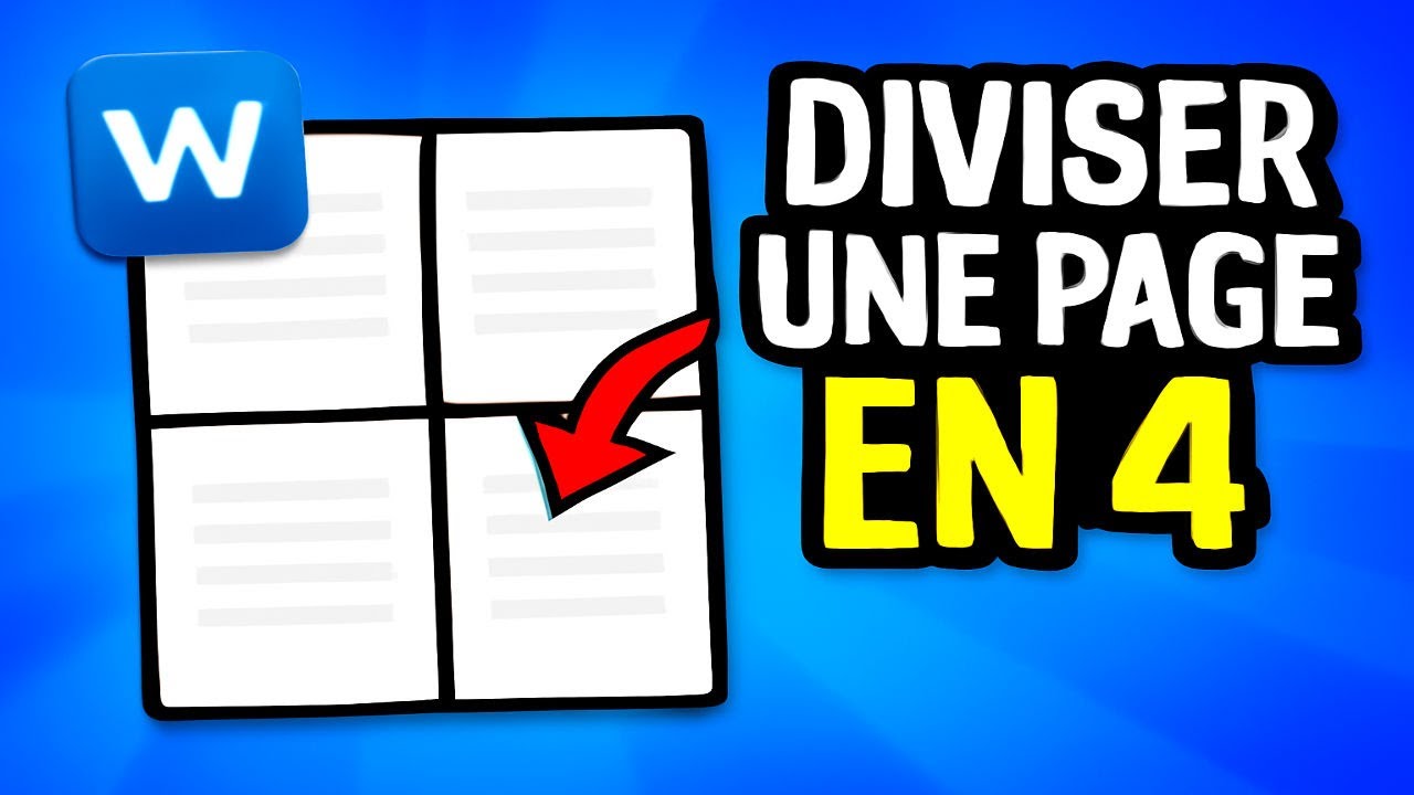 💻 Word Diviser une page en 4 📄 (Tuto Facile) YouTube — free download