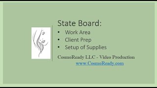 State Board - Work Area, Client Prep and Setup of Supplies (Task 1)