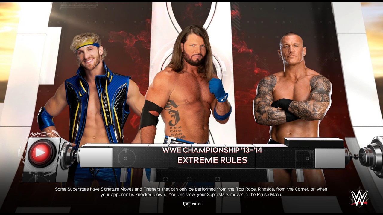 WWE Championship Triple Threat Match – Randy Orton vs AJ Styles vs Logan Paul | Epic Showdown