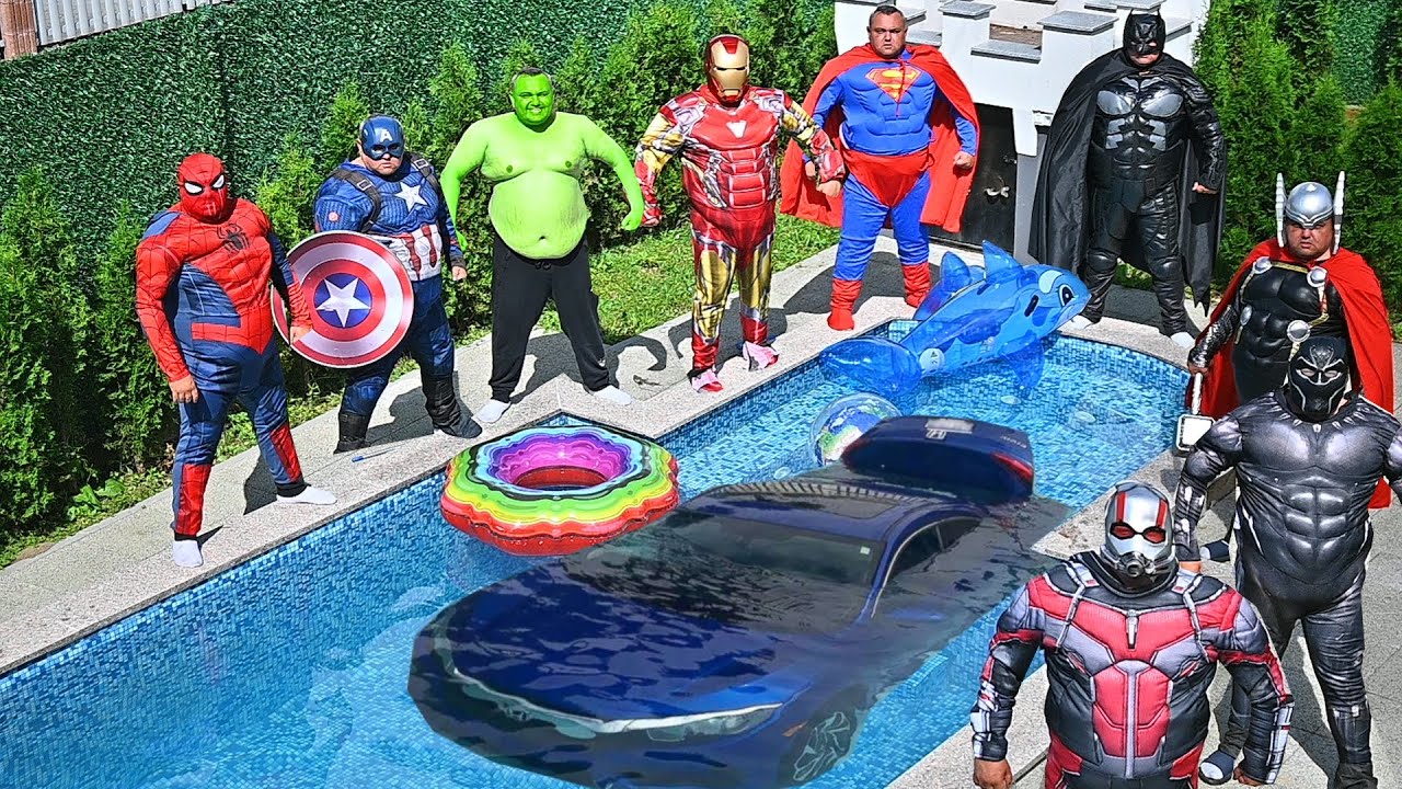 Sink or Float with Superheroes