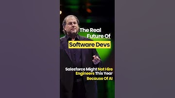 Salesforce CEO might not hire engineers next year because of #ai #shorts #softwareengineer