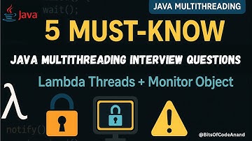 #3 🔥 Interview Questions You MUST Know | Lambda Threads + Monitor Objects Explained