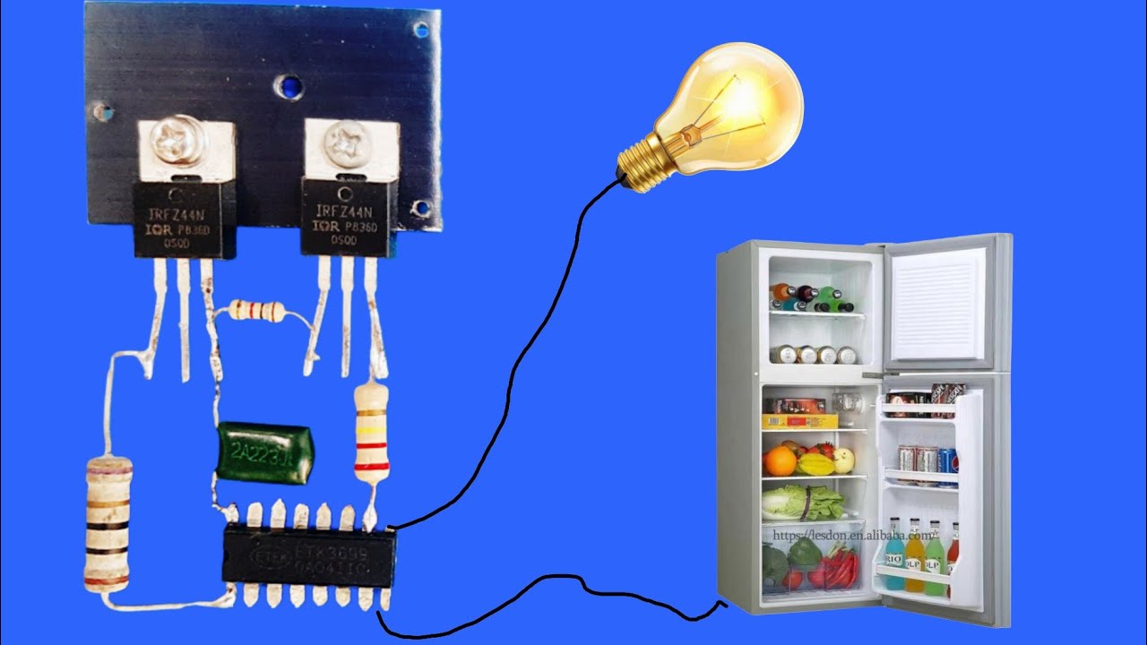 how to make a simple inverter 12v to 220v using 